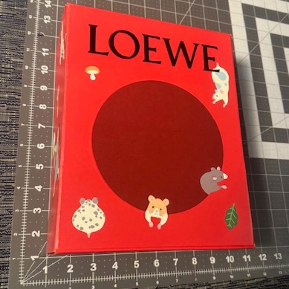 Rare Loewe Special Edition Artist Packaging, box with Original Fabric Bag